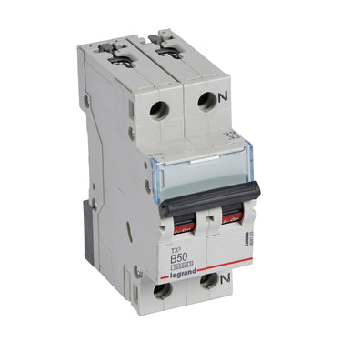 TX³ MCB automatsikring B50 1pol+nul 2M 10000/10KA - 1