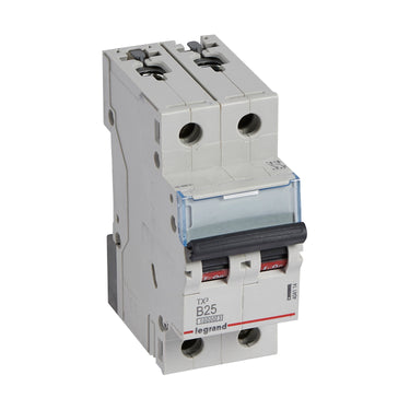 TX³ MCB automatsikring B25 2pol 2M 10000/10KA - 1