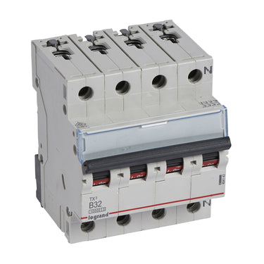 TX³ MCB automatsikring B32 3pol+nul 4M 10000/10KA - 1