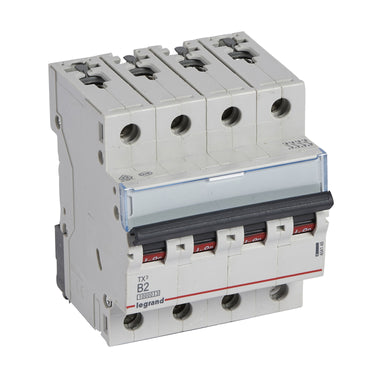 TX³ MCB automatsikring B2 4pol 4M 10000/10KA - 1