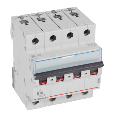 TX³ MCB automatsikring B16 4pol 4M 10000/10KA - 1