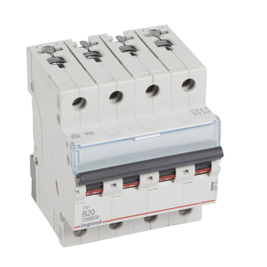 TX³ MCB automatsikring B20 4pol 4M 10000/10KA - 1