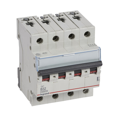 TX³ MCB automatsikring B32 4pol 4M 10000/10KA - 1
