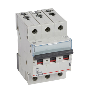 TX³ MCB automatsikring C4 3pol 3M 10000/10KA - 1