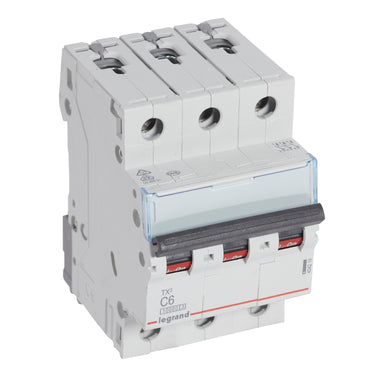 TX³ MCB automatsikring C6 3pol 3M 10000/10KA - 1