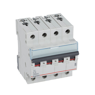 TX³ MCB automatsikring C3 4pol 4M 10000/10KA - 1