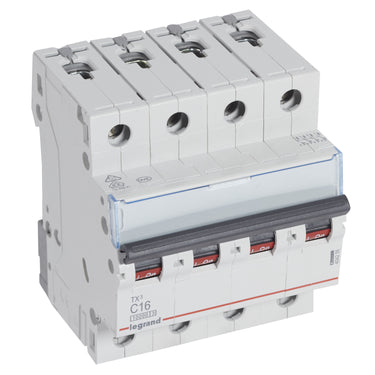 TX³ MCB automatsikring C16 4pol 4M 10000/10KA - 1