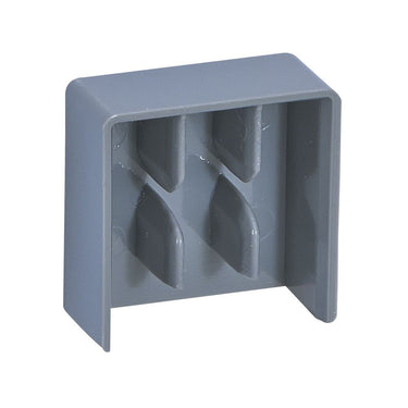 Gaffel-sløjfeskinne endestykke 3-polet - 1