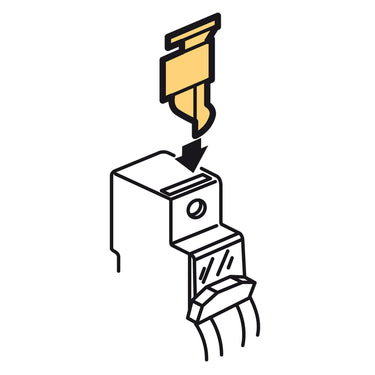 DX³/TX³ skrueafdækning set med 4 stk. For 1,5Modul automater - 1