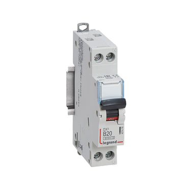 DX³ MCB automatsikring B20 1pol+nul 2M 10000/10KA - 1