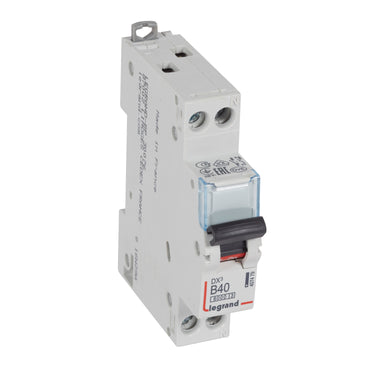 DX³ MCB automatsikring B40 1pol+nul 2M 10000/10KA - 1