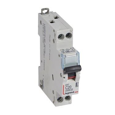 DX³ MCB automatsikring C20 1pol+nul 2M 10000/10KA - 1