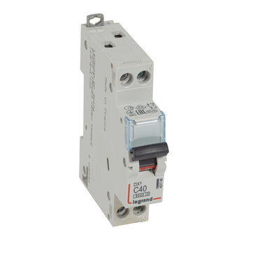 DX³ MCB automatsikring C40 1pol+nul 2M 10000/10KA - 1