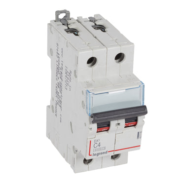 DX³ MCB automatsikring C4 2pol 2M 6000/10KA - 1