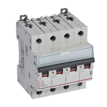 DX³ MCB automatsikring C4 4pol 4M 6000/10KA - 1