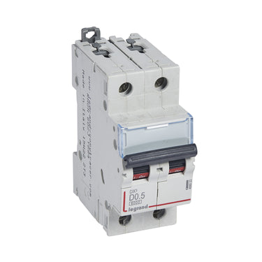 DX³ MCB automatsikring D0,5 2pol 2M 6000/10KA - 1