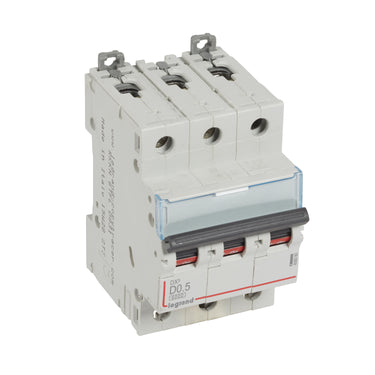 DX³ MCB automatsikring D0,5 3pol 3M 6000/10KA - 1