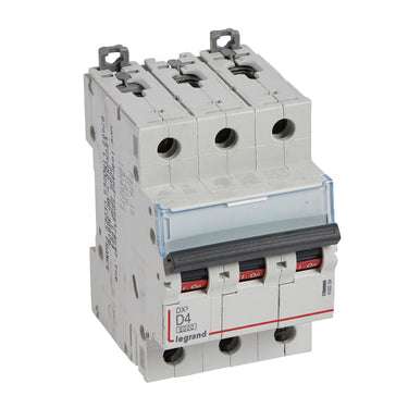 DX³ MCB automatsikring D4 3pol 3M 6000/10KA - 1