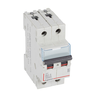 DX³ MCB automatsikring B0,5 2pol 2M 10000/16KA - 1