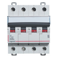 DX³ MCB automatsikring C32 4pol 4M 10000/16KA - 1