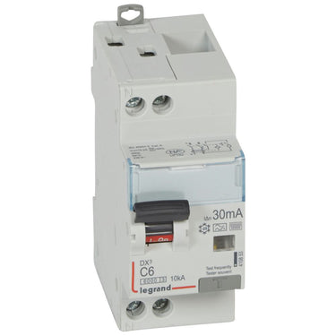 DX³ RCBO kombiafbryder C6 1pol+N 30mA type-F 2M 6000/6KA - 1