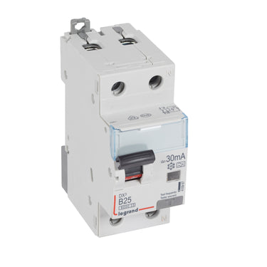 DX³ RCBO kombiafbryder B25 1pol+N 30mA type-A 2M 6000/6KA - 1