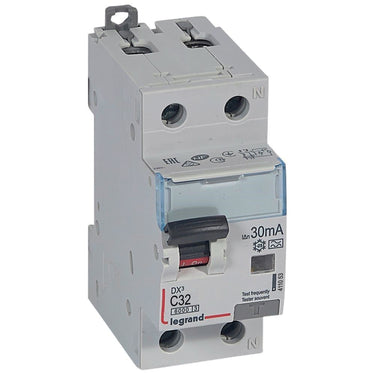 DX³ RCBO kombiafbryder C32 1pol+N 30mA type-A 2M 6000/6KA - 1