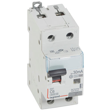 DX³ RCBO kombiafbryder C6 1pol+N 30mA type-F 2M 6000/6KA - 1