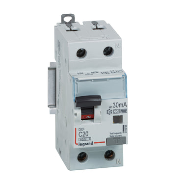 DX³ RCBO kombiafbryder C20 1pol+N 30mA type-F 2M 6000/6KA - 1
