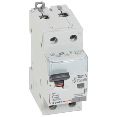 DX³ RCBO kombiafbryder C25 1pol+N 30mA type-F 2M 6000/6KA - 1