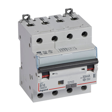 DX³ RCBO kombiafbryder B16 4pol 30mA type-A 4M 6000/6KA - 1