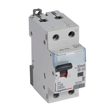 DX³ RCBO kombiafbryder C25 1pol+N 30mA type-A 2M 6000/6KA - 1