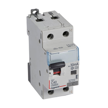 DX³ RCBO kombiafbryder C40 1pol+N 30mA type-A 2M 6000/6KA - 1