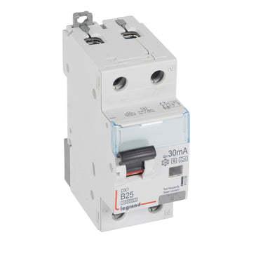 DX³ RCBO kombiafbryder B25 1pol+N 30mA type-A 2M 6000/6KA - 1