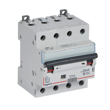 DX³ RCBO kombiafbryder B13 4pol 30mA type-A 4M 6000/10KA - 1