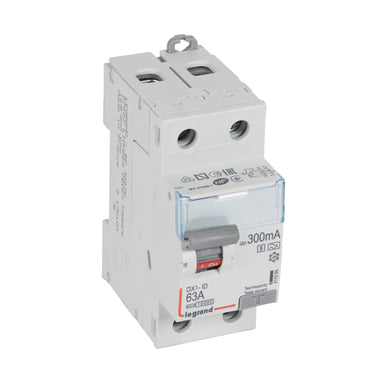 DX³ RCCB fejlstrømsafbryder 63A 2pol 300mA type-A-S 2M 10KA - 1
