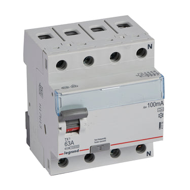 TX³ RCCB fejlstrømsafbryder 63A 4pol 100mA type-A 4M 10KA - 1