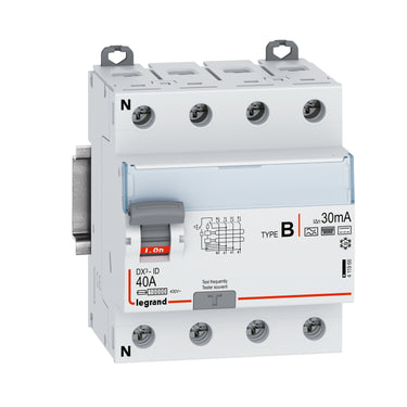 DX³ RCCB fejlstrømsafbryder 40A 4pol 30mA type-B 4M 10KA - 1