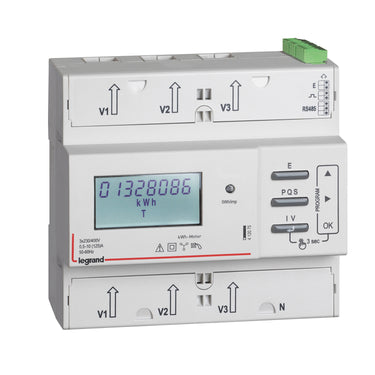 EMDX³ KWH måler 3pol direkt 125A MID godkendt 6M Modbus + Puls - 1