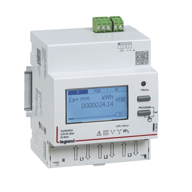 EMDX³ KWH måler 4pol direkt 63A BI-måler 4M Puls - 1