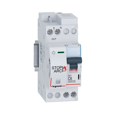DX³ gnistdetektering-MCB automatsikring C6 1pol+N 2M - 1