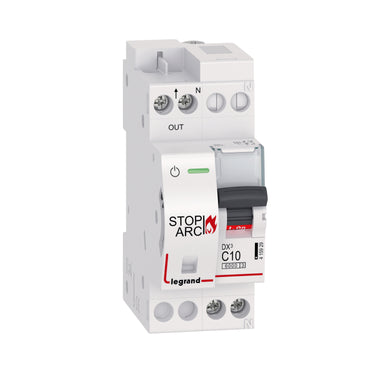 DX³ gnistdetektering-MCB automatsikring C10 1pol+N 2M - 1