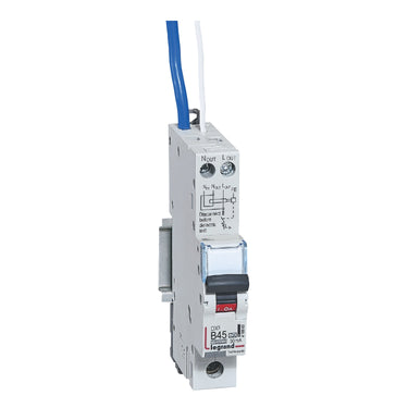 DX³ RCBO kombiafbryder B45 1pol blå-N 30mA type-A 1M 6000/10KA - 1
