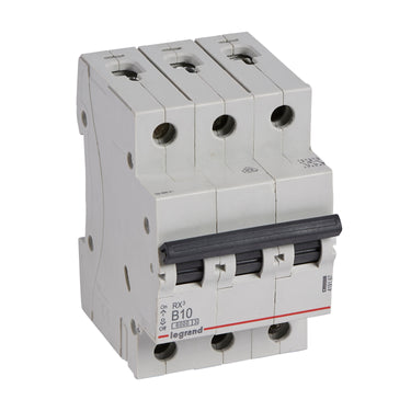RX³ MCB automatsikring B10 3pol 3M 6000A - 1