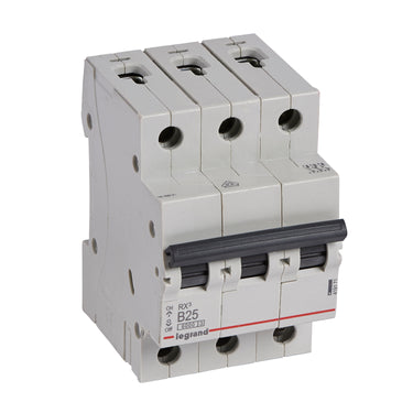 RX³ MCB automatsikring B25 3pol 3M 6000A - 1