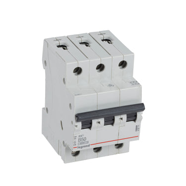 RX³ MCB automatsikring B50 3pol 3M 6000A - 1