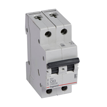 RX³ MCB automatsikring C63 2pol 2M 4500A - 1