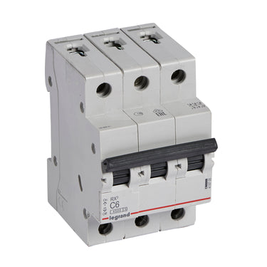 RX³ MCB automatsikring C6 3pol 3M 4500A - 1