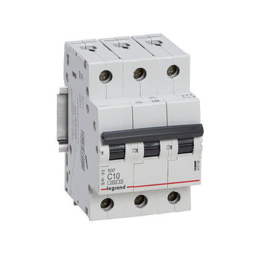 RX³ MCB automatsikring C10 3pol 3M 4500A - 1