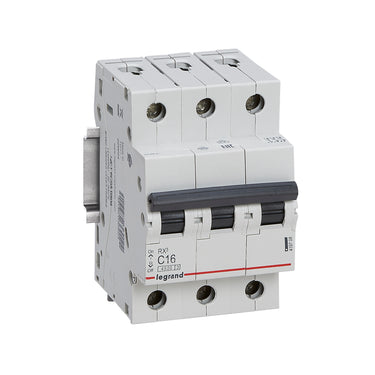 RX³ MCB automatsikring C16 3pol 3M 4500A - 1
